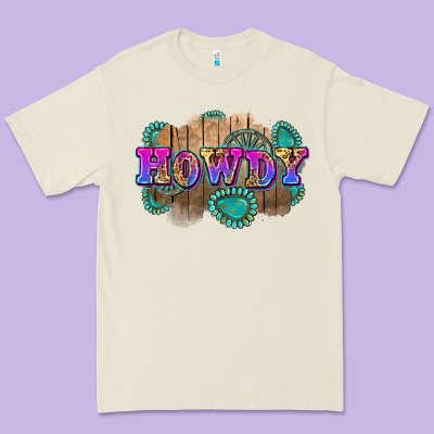 Howdy Premium Tee Designed By Zillion Design Studio