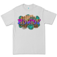 Dove Grey howdy Premium Tee - Zillion Design Studio