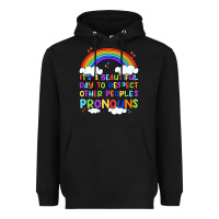 Black it's a beautiful day to respect other people's pro Heavyweight Hoodie - Artiststas
