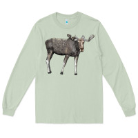 Matcha Moose Buck Deer Long Sleeve Tee - LillyAllenDesigns