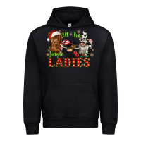Black all the jingle ladies Urban Hoodie - CowGirlArtShop