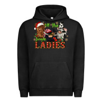 Pigment Black all the jingle ladies Urban Hoodie - CowGirlArtShop