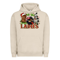 Pigment French Oak all the jingle ladies Urban Hoodie - CowGirlArtShop