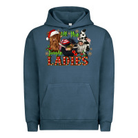 Pigment Midnight Navy all the jingle ladies Urban Hoodie - CowGirlArtShop