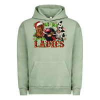 Pigment Oil Green all the jingle ladies Urban Hoodie - CowGirlArtShop