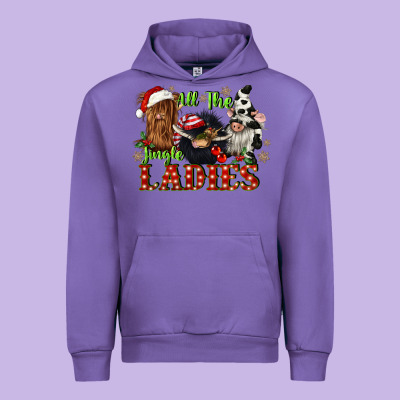 All The Jingle Ladies Urban Hoodie Designed By Cowgirlartshop