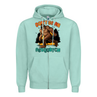 Seafoam dont be an assquatch Zipper Hoodie - MaliasSmallBusiness