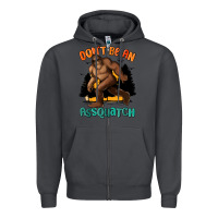 Smoke dont be an assquatch Zipper Hoodie - MaliasSmallBusiness
