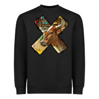 Black farm life alphabet lowercase letters x Heavyweight Sweatshirt - BundleAndBundleShop