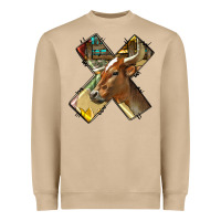 Mushroom farm life alphabet lowercase letters x Heavyweight Sweatshirt - BundleAndBundleShop