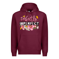 Burgundy perfectly imperfect Premium Hoodie - JahusDesignShop