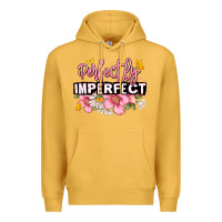 Mustard perfectly imperfect Premium Hoodie - JahusDesignShop