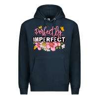 Navy perfectly imperfect Premium Hoodie - JahusDesignShop