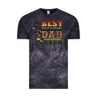 Cloud Black best buckin' dad ever Vintage Tee - Artiststas