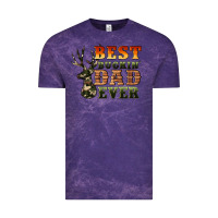 Cloud Purple best buckin' dad ever Vintage Tee - Artiststas