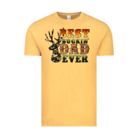 Vintage Mustard best buckin' dad ever Vintage Tee - Artiststas