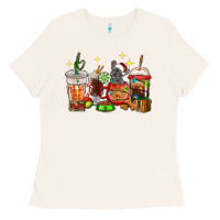 Bone Christmas coffee cups with French Bulldog Ladies Tee - RanaPortraitStore