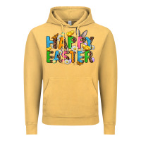 Vintage Mustard happy easter Vintage Hoodie - AdoDesignShop