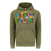 Vintage Olive happy easter Vintage Hoodie - AdoDesignShop