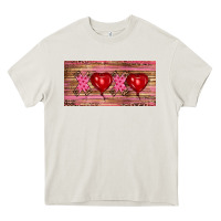Cream Valentine's Day Xoxo Heavy Core Tee - RanaPortraitStore
