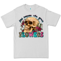 Dove Grey find someone who grows flowers Premium Tee - Zillion Design Studio