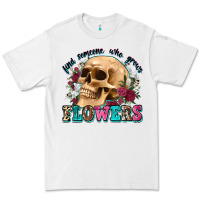 White find someone who grows flowers Premium Tee - Zillion Design Studio