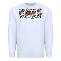 White for the love of the game basketball Premium Sweatshirt - Jasminsmagicworld