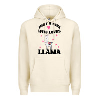 Tofu Llama Just A Girl Who Loves Llamas Premium Hoodie - Bettercallsaul