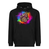 Black pride dog paw Heavyweight Hoodie - Artiststas