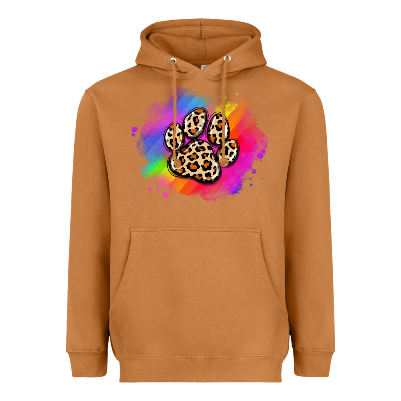 Pride Dog Paw Heavyweight Hoodie by Artiststas | Teevron