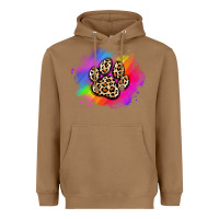 Toasted Coconut pride dog paw Heavyweight Hoodie - Artiststas