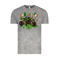Cloud Rock monster truck with shamrocks Vintage Tee - AdoDesignShop