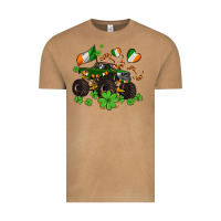 Vintage Camel monster truck with shamrocks Vintage Tee - AdoDesignShop