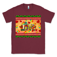 Burgundy autism awareness love Classic Tee - BarkalooDesign
