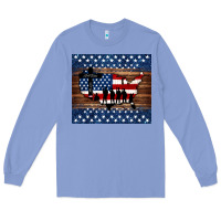 Colony Blue god bless america american flag tumbler Long Sleeve Tee - Jasminsmagicworld
