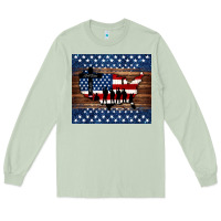 Matcha god bless america american flag tumbler Long Sleeve Tee - Jasminsmagicworld