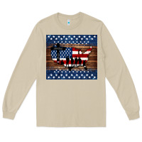 Mushroom god bless america american flag tumbler Long Sleeve Tee - Jasminsmagicworld