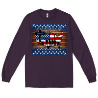 Plum god bless america american flag tumbler Long Sleeve Tee - Jasminsmagicworld