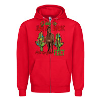 Red giddy up jingle horse pick up your feet Zipper Hoodie - MaliasSmallBusiness