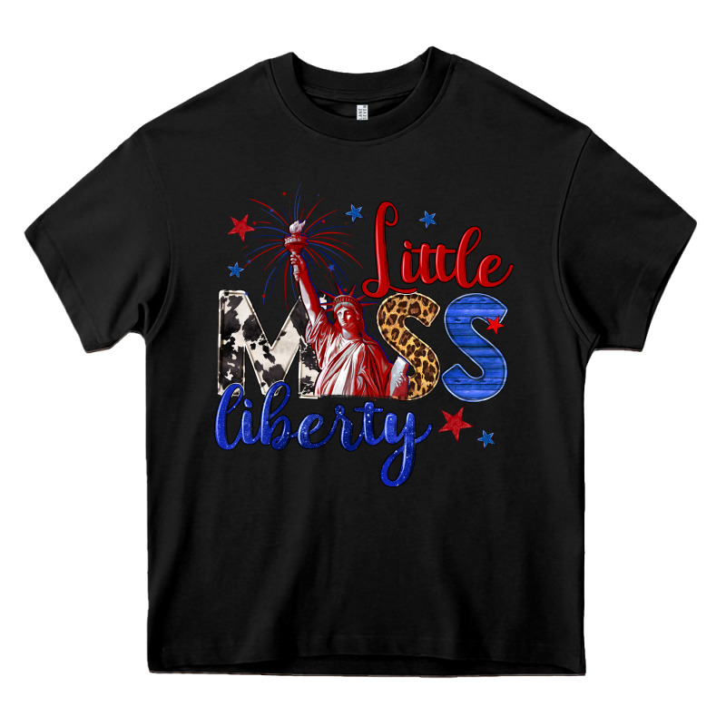 Little Miss Liberty Billie Wilder Heavy Core Tee by texasbilliewilder | Teevron