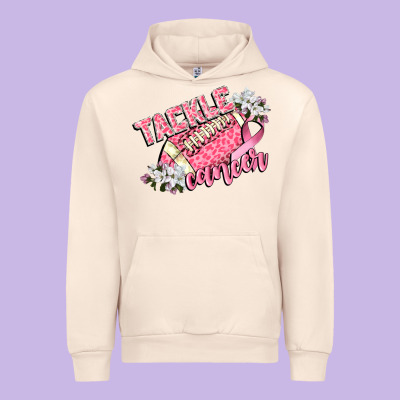 Tackle Cancer Urban Hoodie Designed By Cowgirlartshop