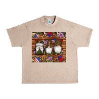 French Oak camouflage gnomes american flag star leopard Urban Heavy Tee - Artiststas
