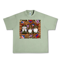 Oil Green camouflage gnomes american flag star leopard Urban Heavy Tee - Artiststas