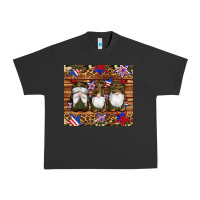 Pigment Black camouflage gnomes american flag star leopard Urban Heavy Tee - Artiststas