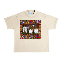 Sandshell camouflage gnomes american flag star leopard Urban Heavy Tee - Artiststas