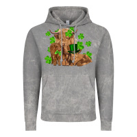 Cloud Rock st patrick's day cow family Vintage Hoodie - RanaPortraitStore
