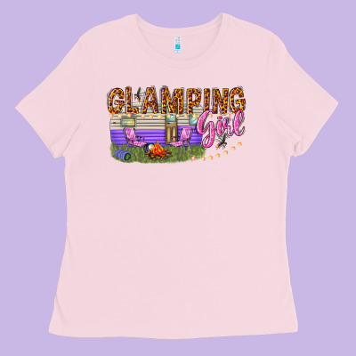 Ladies Tee glamping girl