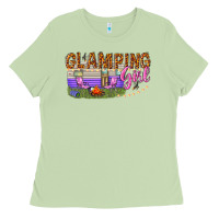 Matcha glamping girl Ladies Tee - texasbilliewilder