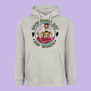 Good Moms Say Bad Words Heavyweight Hoodie Designed By Artiststas