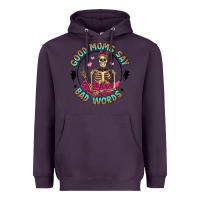 Plum good moms say bad words Heavyweight Hoodie - Artiststas